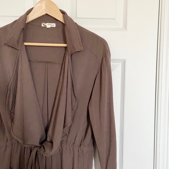 🍫About a Girl Mocha Duster Cardigan Medium - Picture 3 of 6
